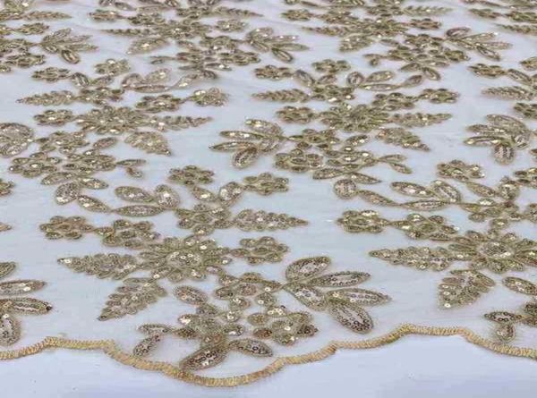 fabric gold cord tulle sequins lace dresses clothing materials egypt african net sequins lace fabrics j22090938876303479856, Black;white